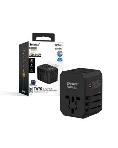 XPOWER (TA70-BK) 70W GaN 旅行充電器