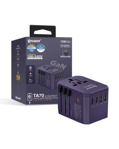XPOWER (TA70-PP) 70W GaN 旅行充電器