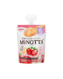 Pigeon Minotta 日本富士蘋果及草莓果蓉70g(6m+)