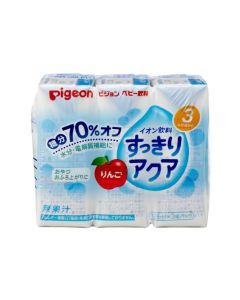 Pigeon 蘋果味電解水125mlx3包(3m+)
