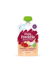 Little Freddie 無乳製樹莓香蕉椰子乳酪90g