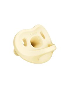 MOYUUM (黃色)(3-6m) 白金矽膠2號奶嘴連盒