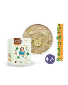 魚鱻森 (晶亮豬肉菠菜粥) 寶寶粥600g(150g x4包)