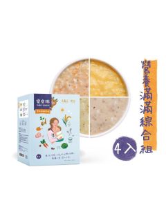 魚鱻森 (營養滿滿綜合組) 寶寶粥600g(150g x4包)