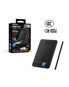 (M16-Black-5000mAh) 3C認證版 磁吸無線充電器