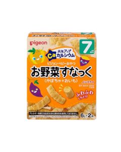 Pigeon 7m+嬰兒高鈣南瓜蕃薯米條12g (6g x2pcs)