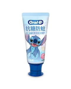 Oral B (史迪仔)抗糖防蛀 兒童牙膏-白桃味60g