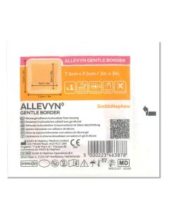 Smith & Nephew 有邊矽膠底黏性海綿敷料 7.5cm x7.5cm