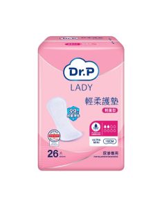 Dr. P Lady (輕量型19cm) 輕柔護墊26片裝